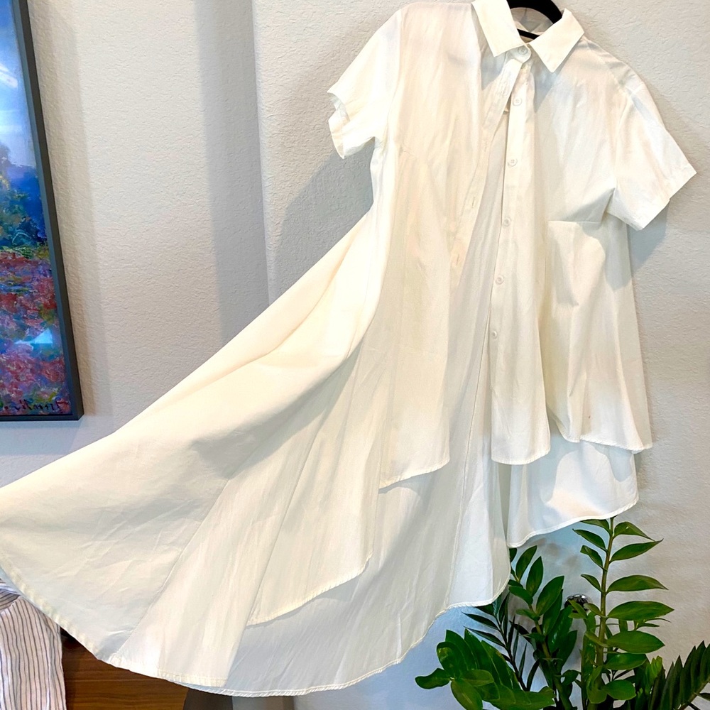 Fun and flirty asymmetrical top!